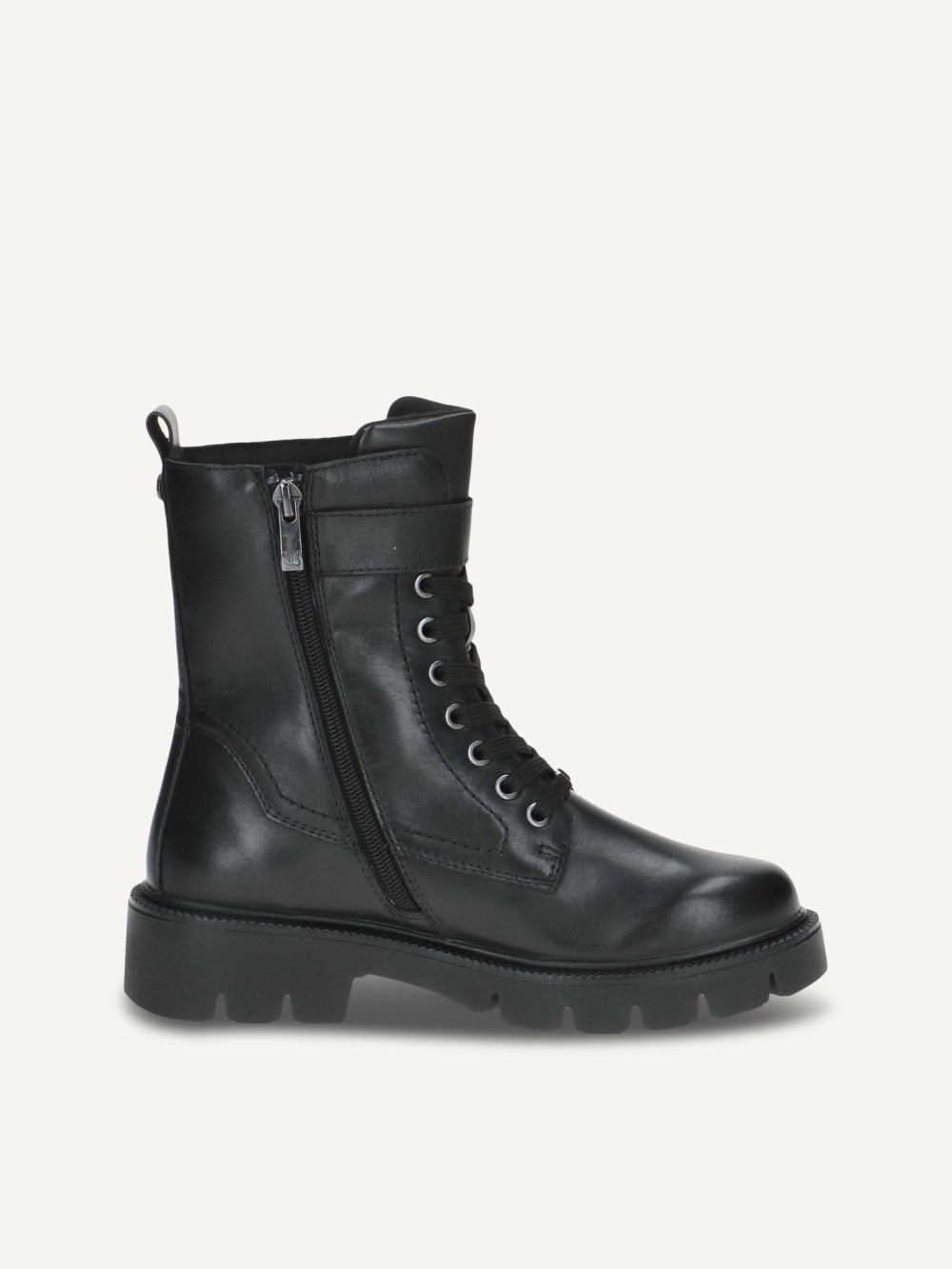 Caprice Stiefelette - Schwarzes Nappaleder