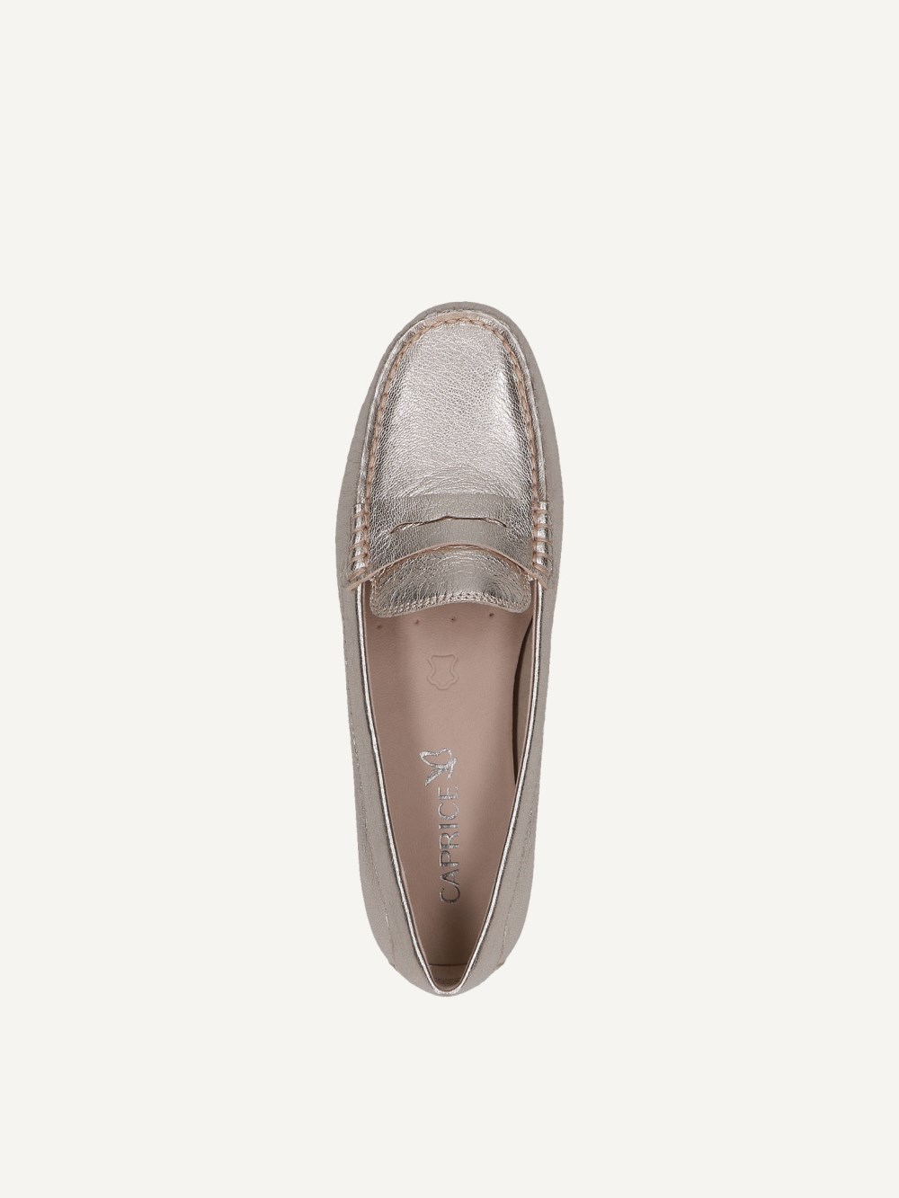 Caprice Moccassin - Platinmetall