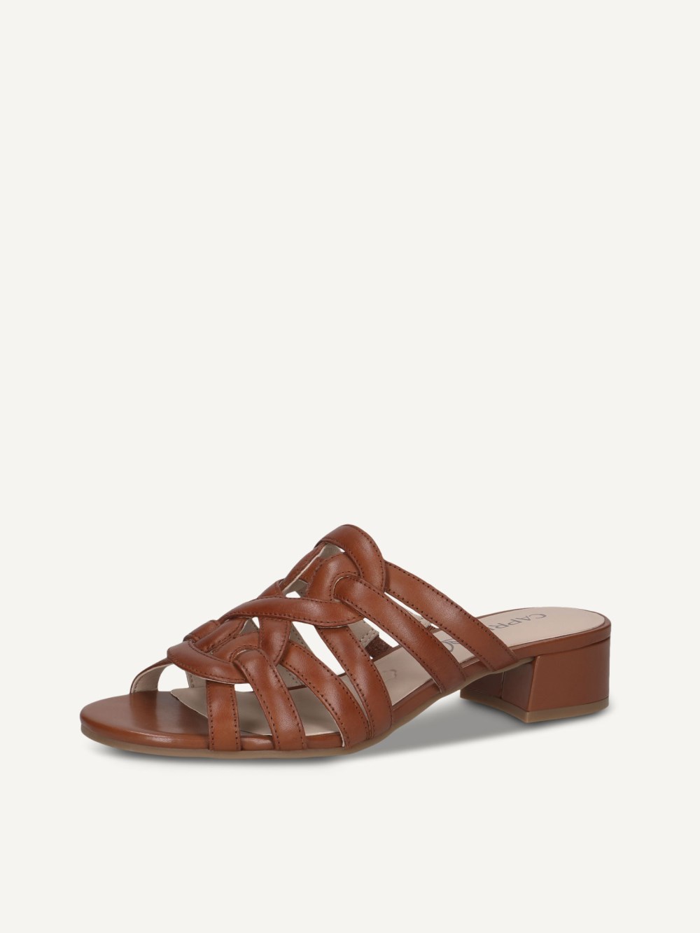 Caprice Pantolette - Cognac-Nappa