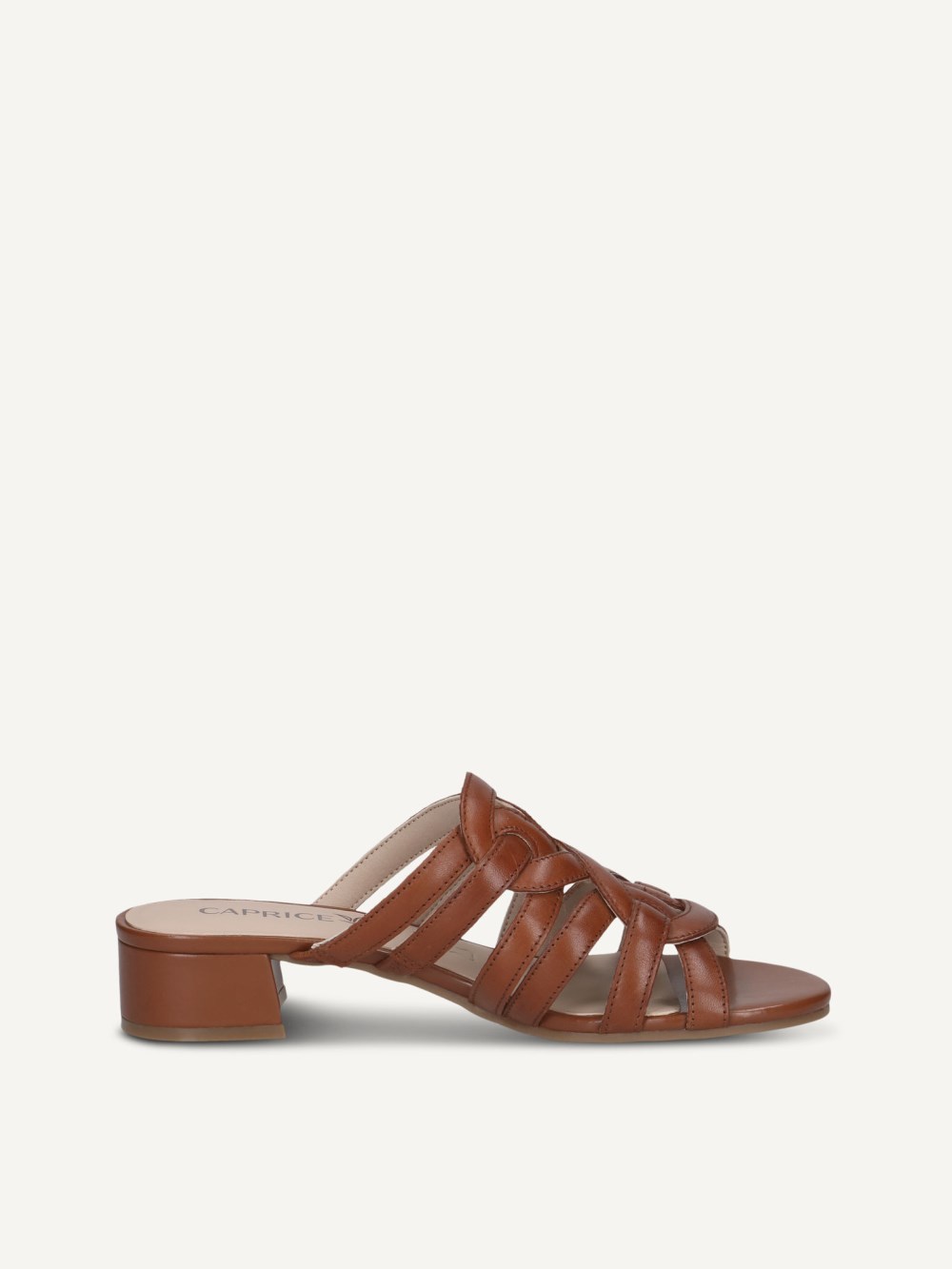 Caprice Pantolette - Cognac-Nappa