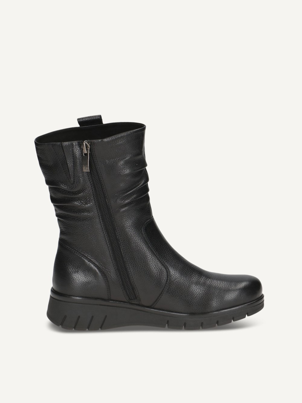 Caprice Stiefelette - Schwarzes Nappa