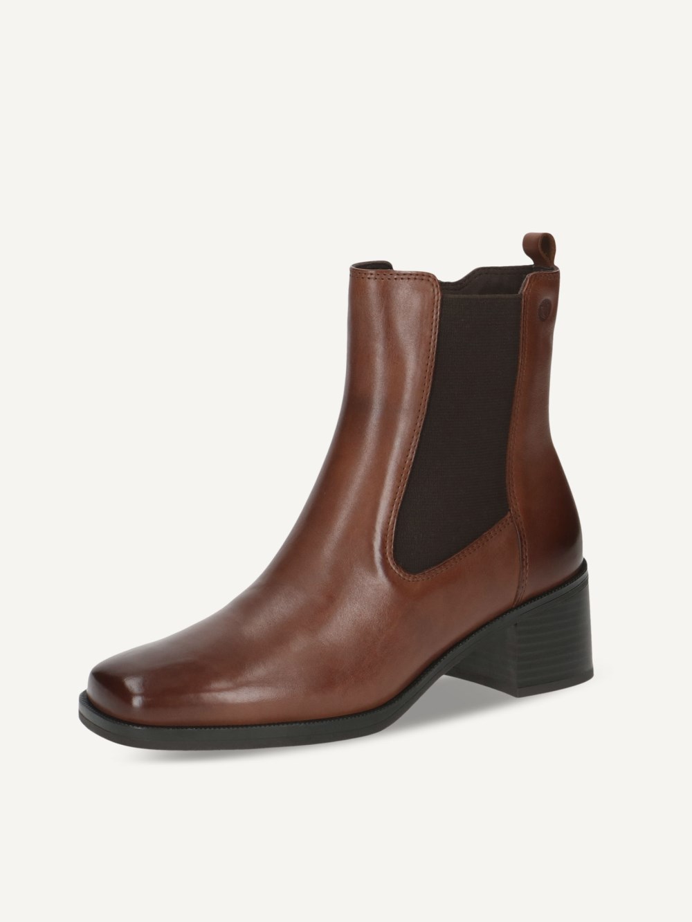 Caprice Stiefelette - Cognacfarbenes Nappaleder