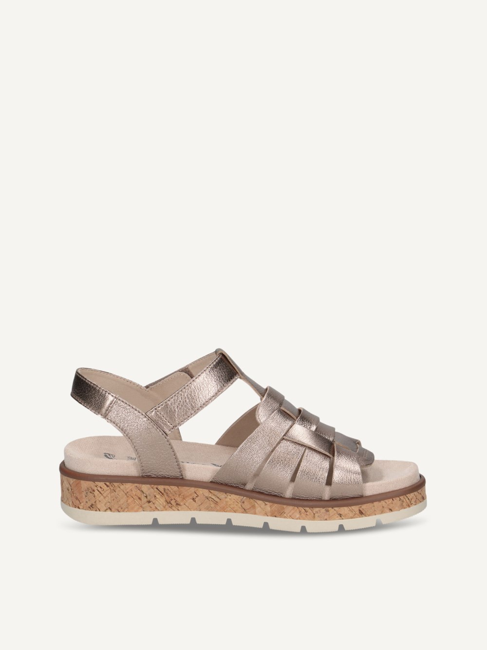 Caprice Sandale - Taupe Metallic