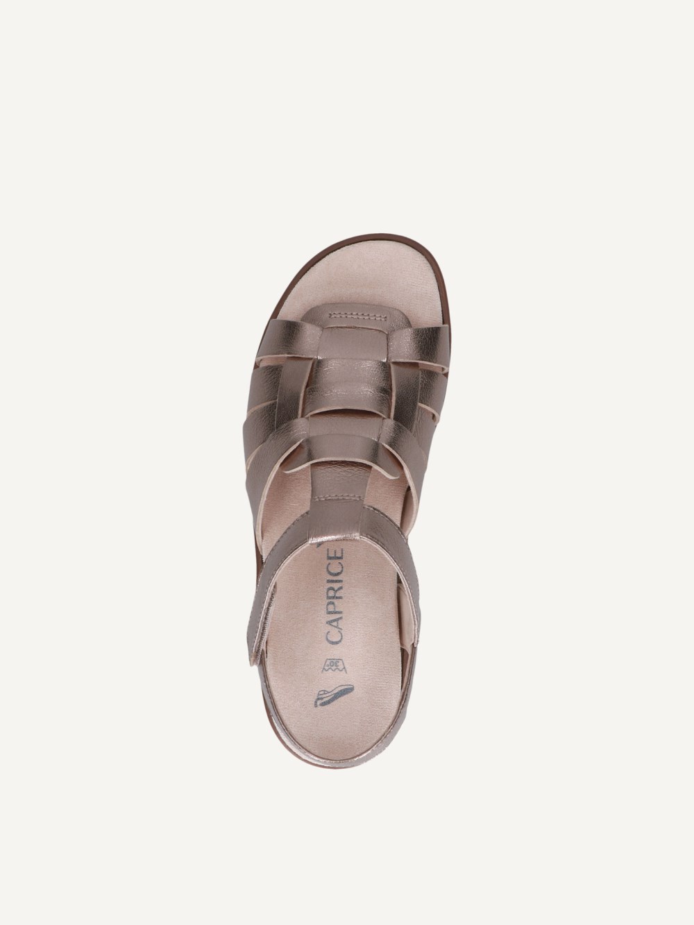 Caprice Sandale - Taupe Metallic