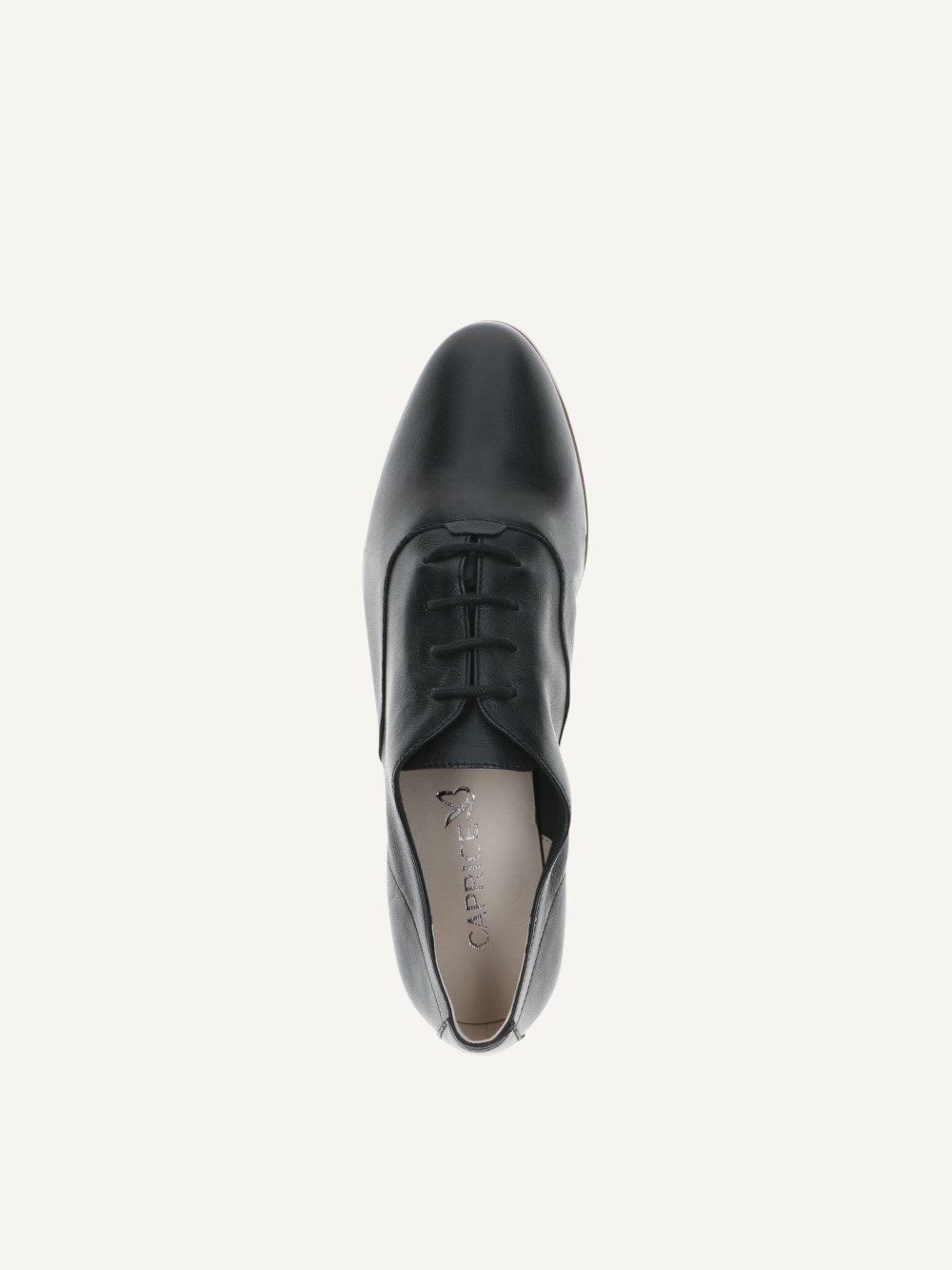 Caprice Halbschuh - Schwarzes Nappaleder