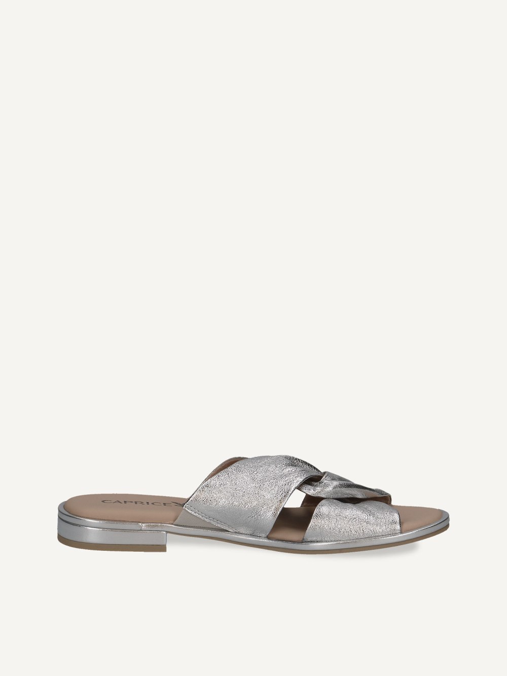 Caprice Pantolette - Silbermetall.