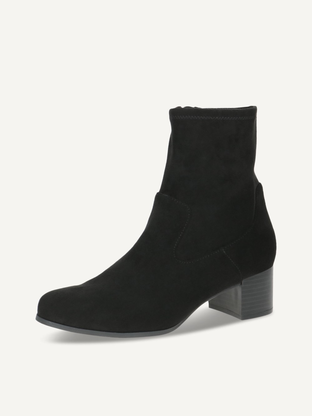 Caprice Stiefelette - Schwarzer Stretch