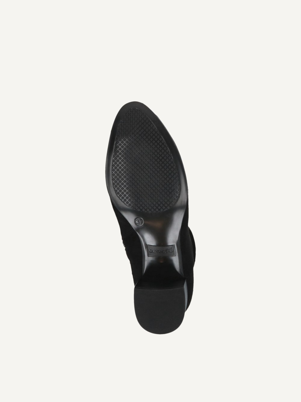 Caprice Stiefelette - Schwarzer Stretch