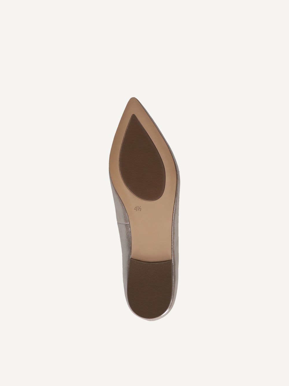 Caprice Ballerina - Taupe Metallic
