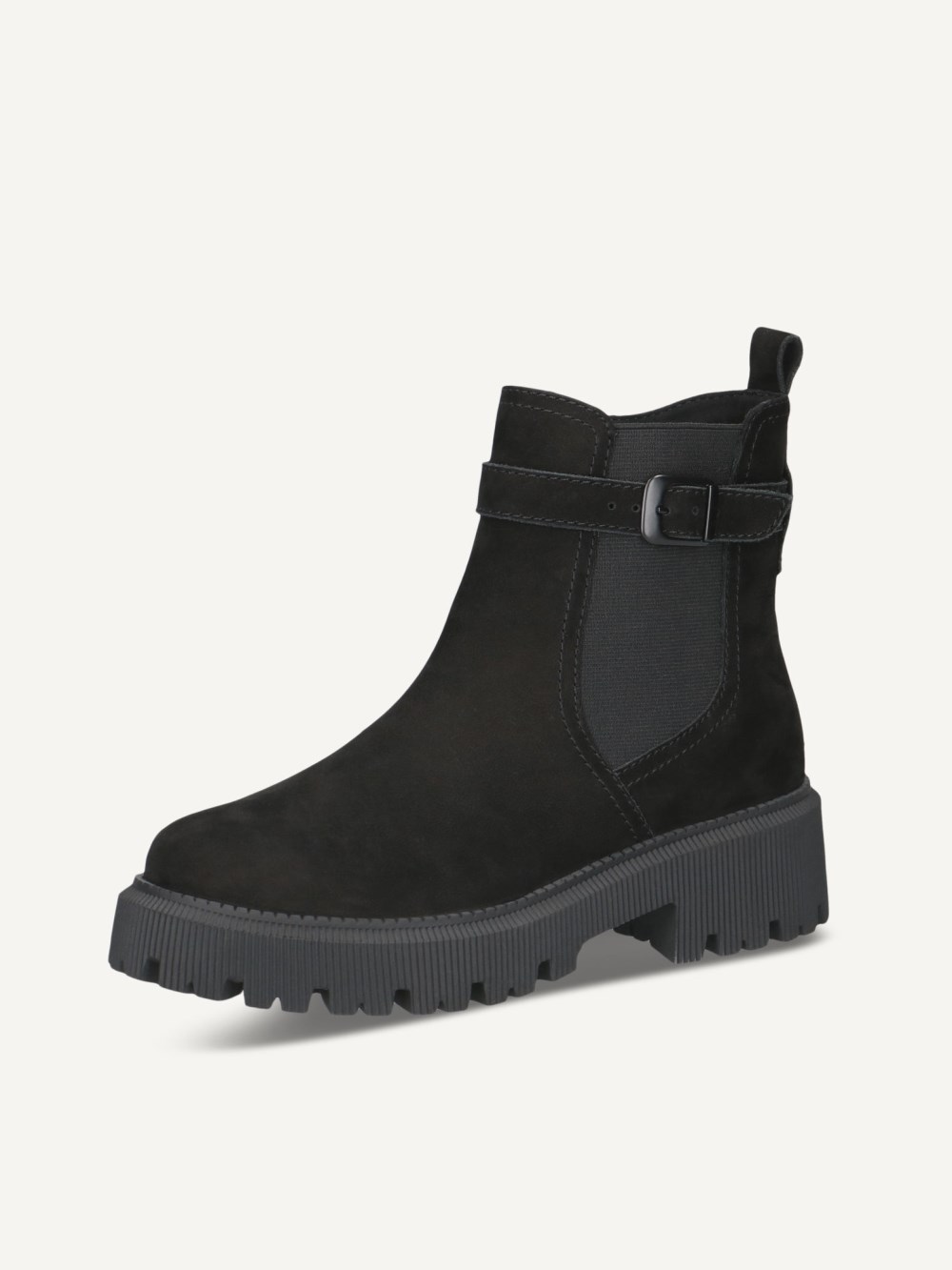 Caprice Stiefelette - Schwarzes Nubukleder