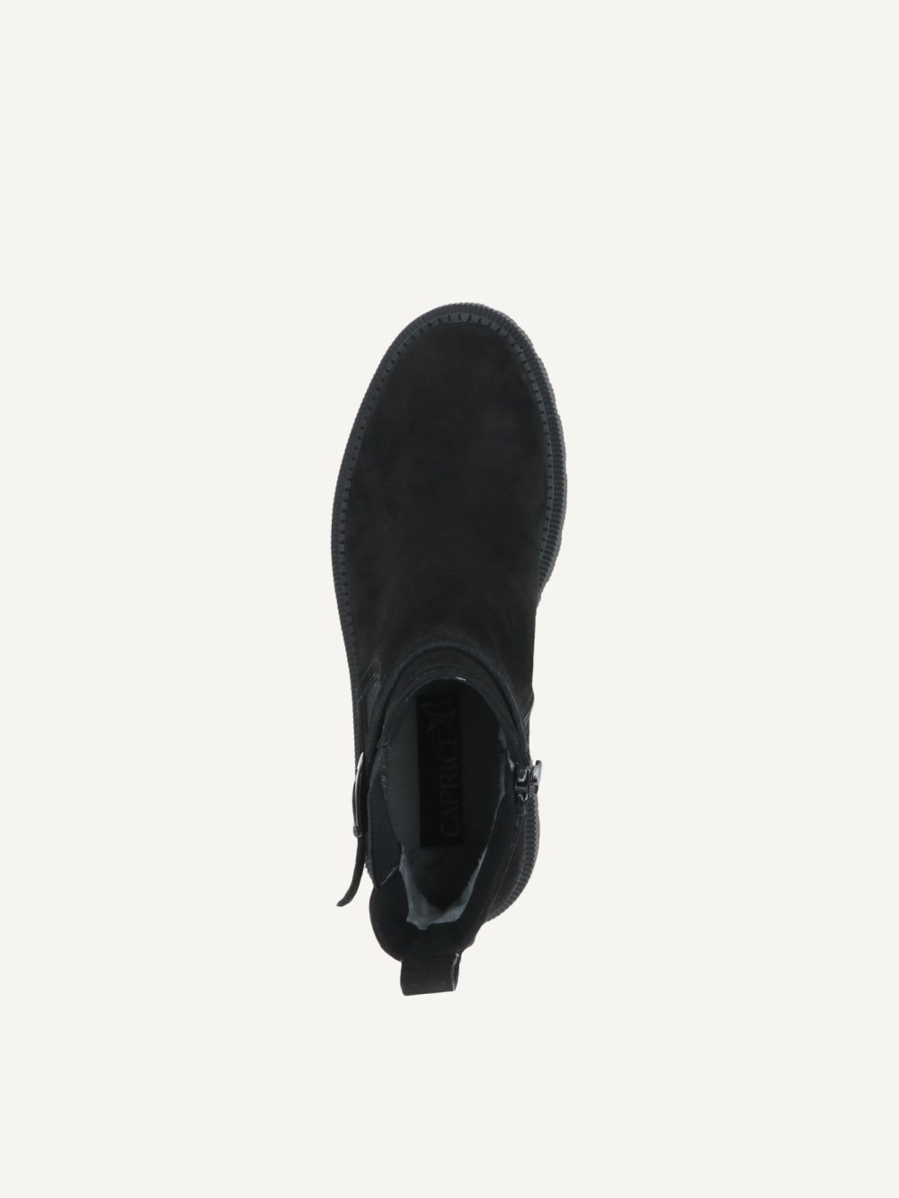 Caprice Stiefelette - Schwarzes Nubukleder