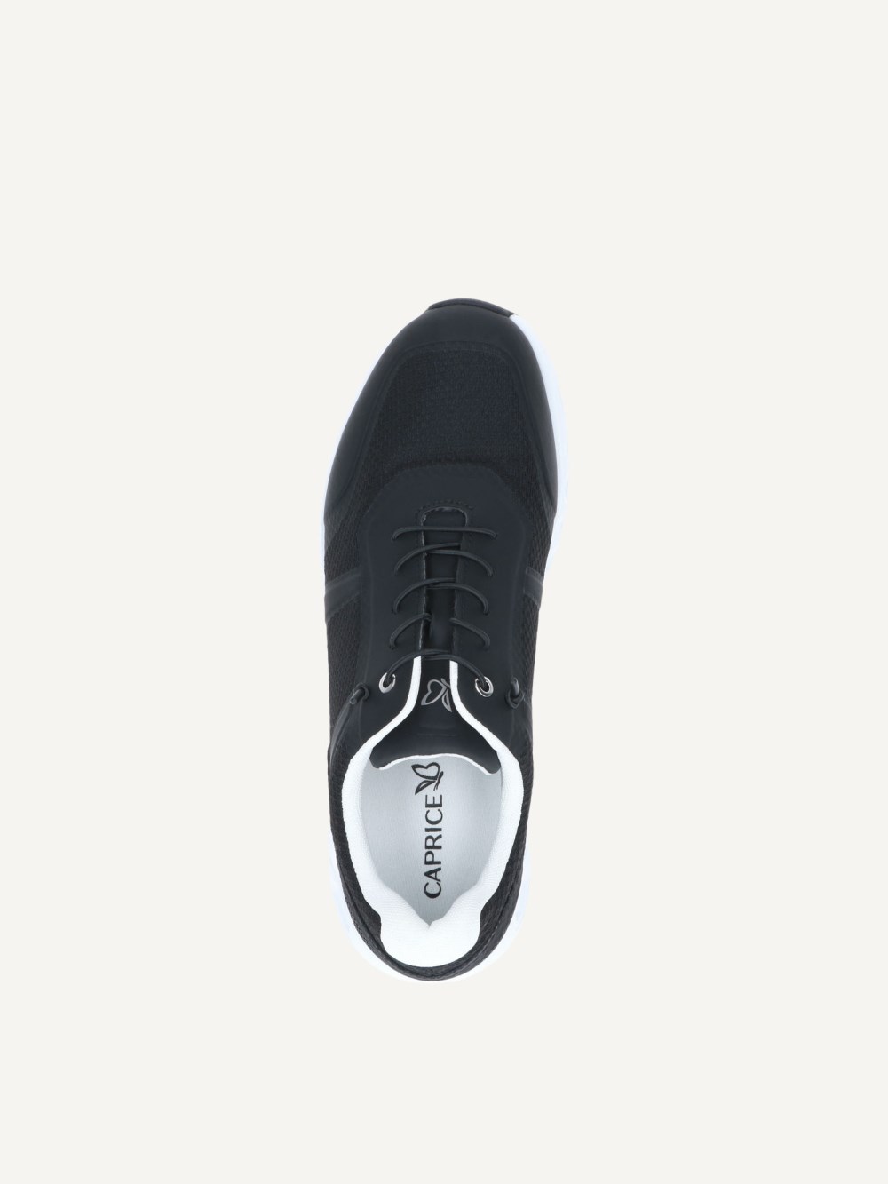 Caprice Sneaker - Schwarzer Kammleder