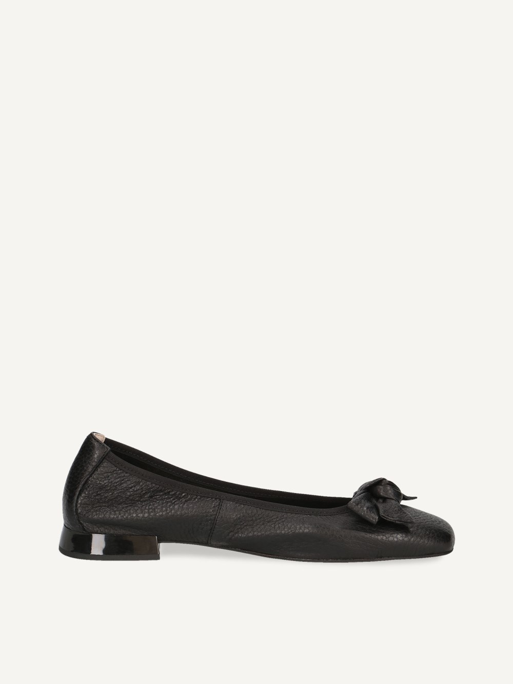 Caprice Ballerina - Schwarzes Hirschleder