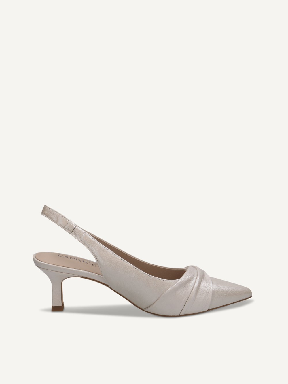 Caprice Slingpumps - Offwhite-Perlmutt