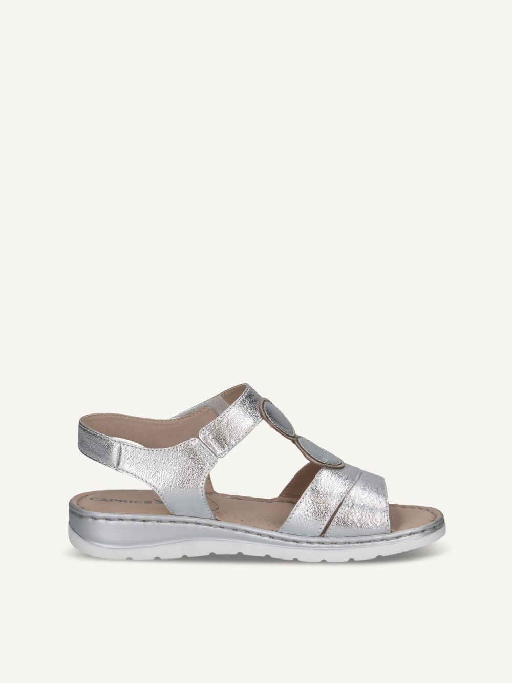 Caprice Sandalette - Silbermetall