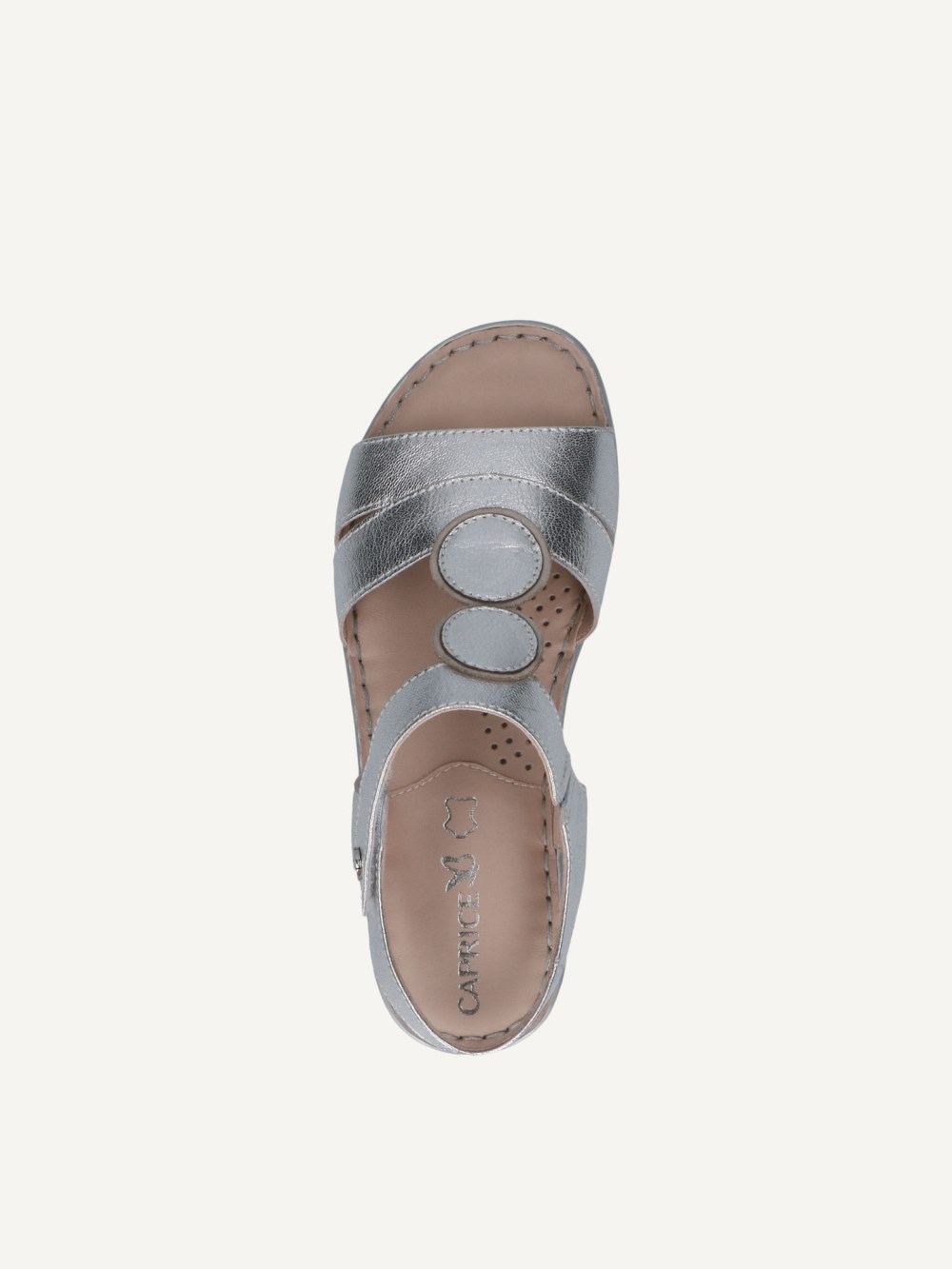 Caprice Sandalette - Silbermetall
