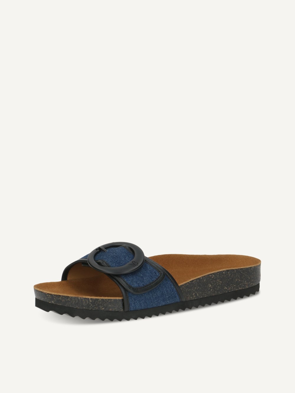 Caprice Pantolette - Jeans/Schwarz