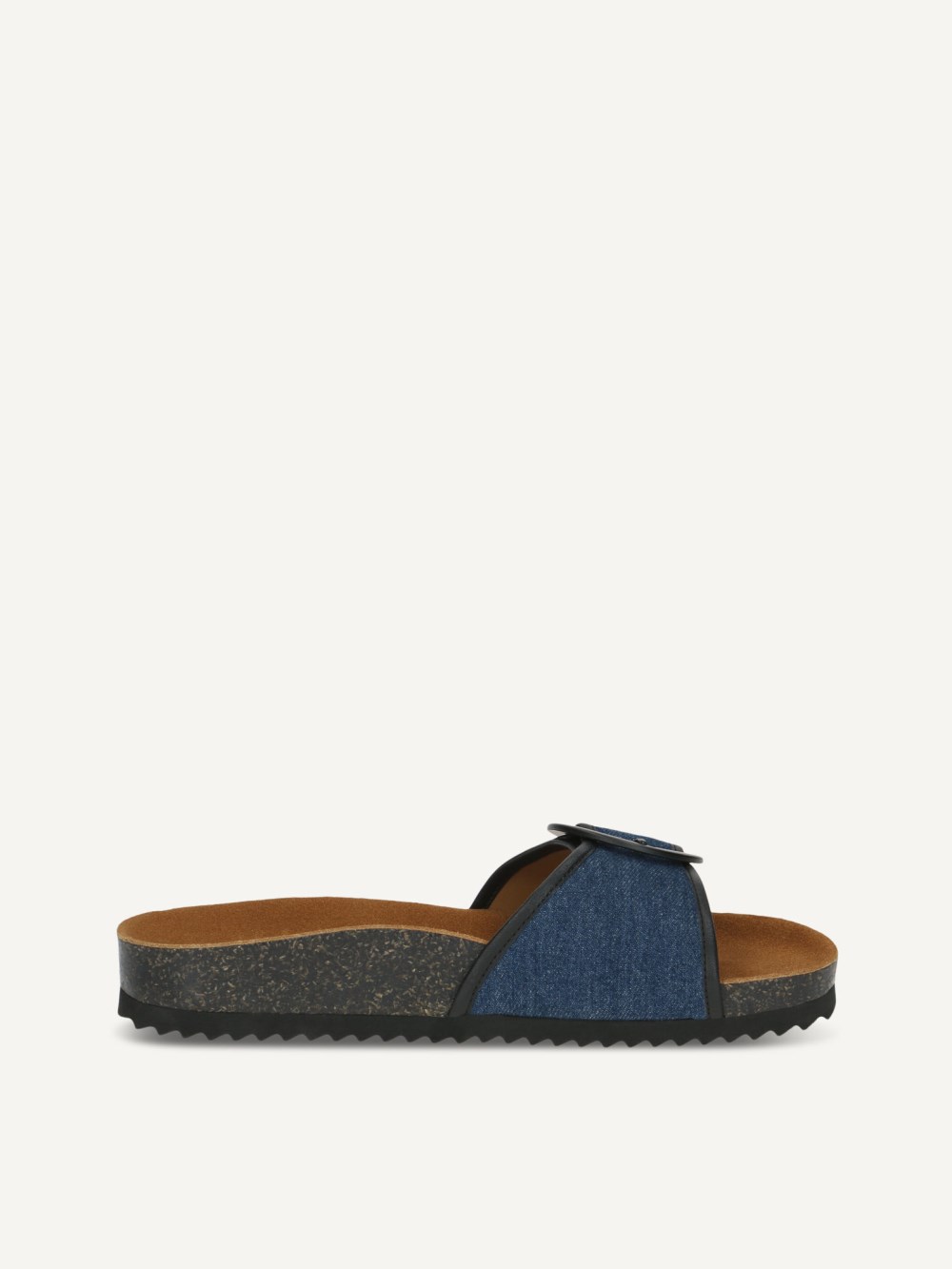 Caprice Pantolette - Jeans/Schwarz