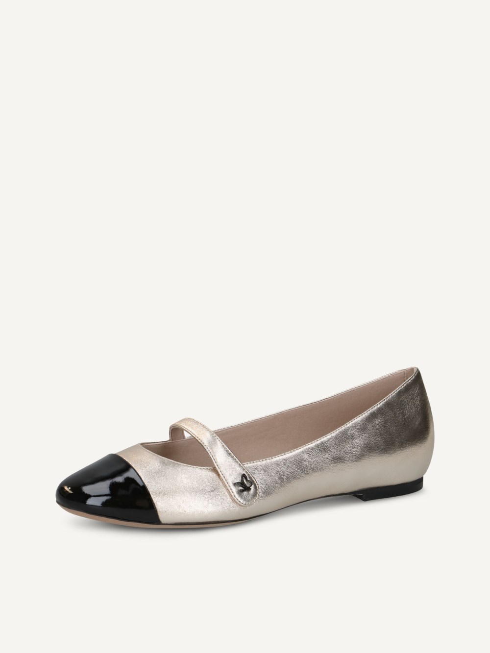 Caprice Ballerina - Schwarz/Gold