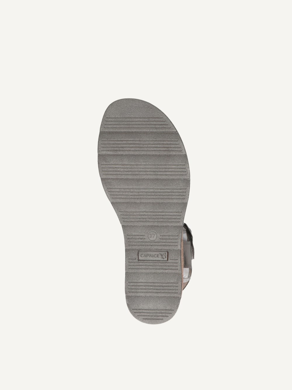 Caprice Sandalette - Steinfarbenes Metallic