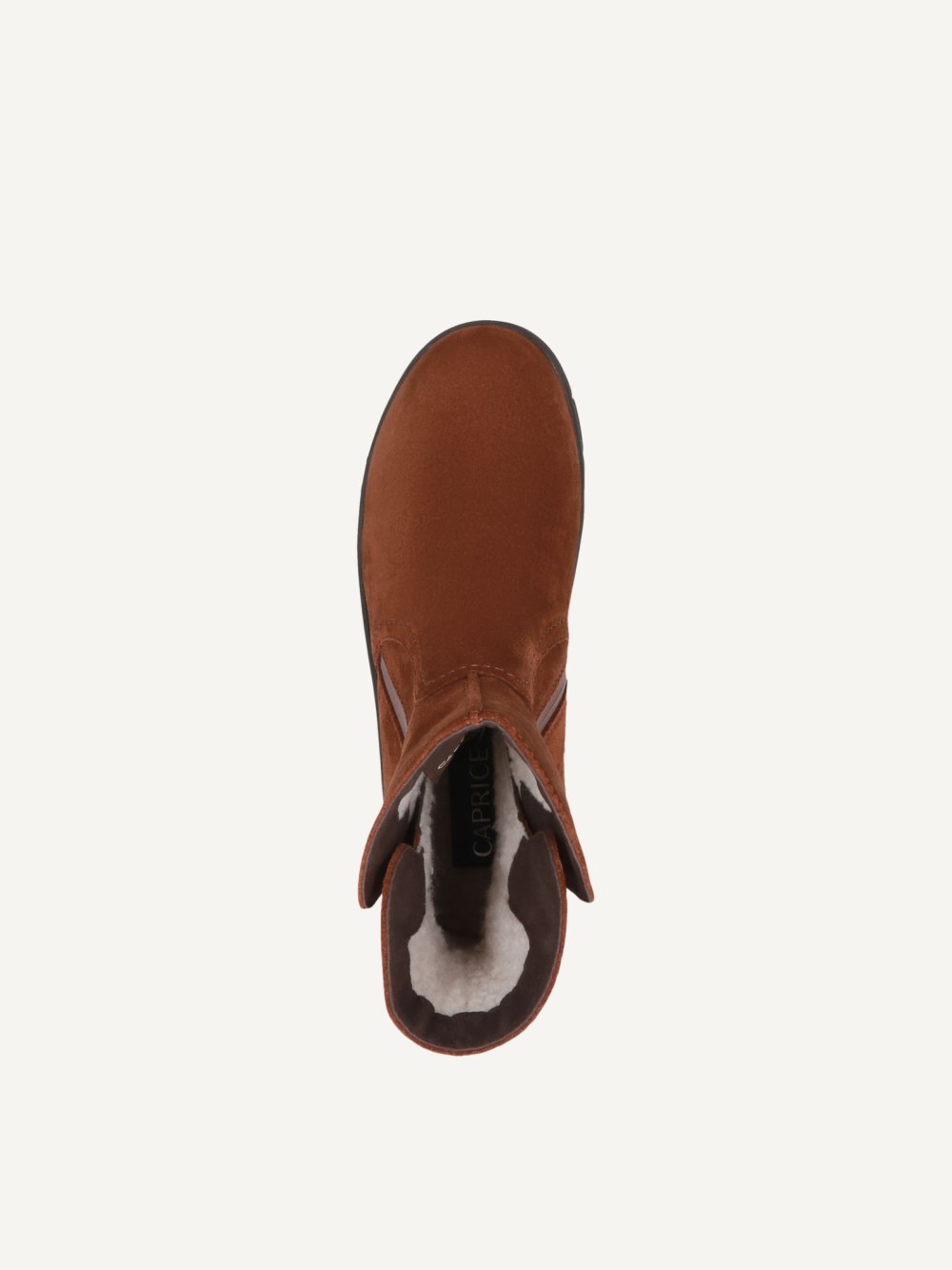 Caprice Stiefelette - Nussfarbenes Wildleder