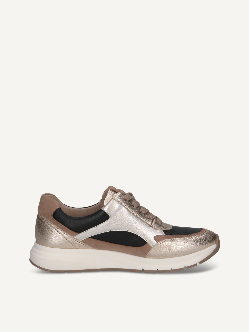 Caprice Sneaker - Schwarz/Gold