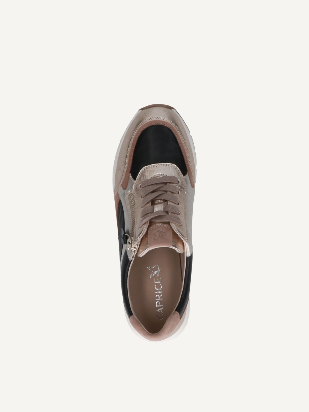 Caprice Sneaker - Schwarz/Gold