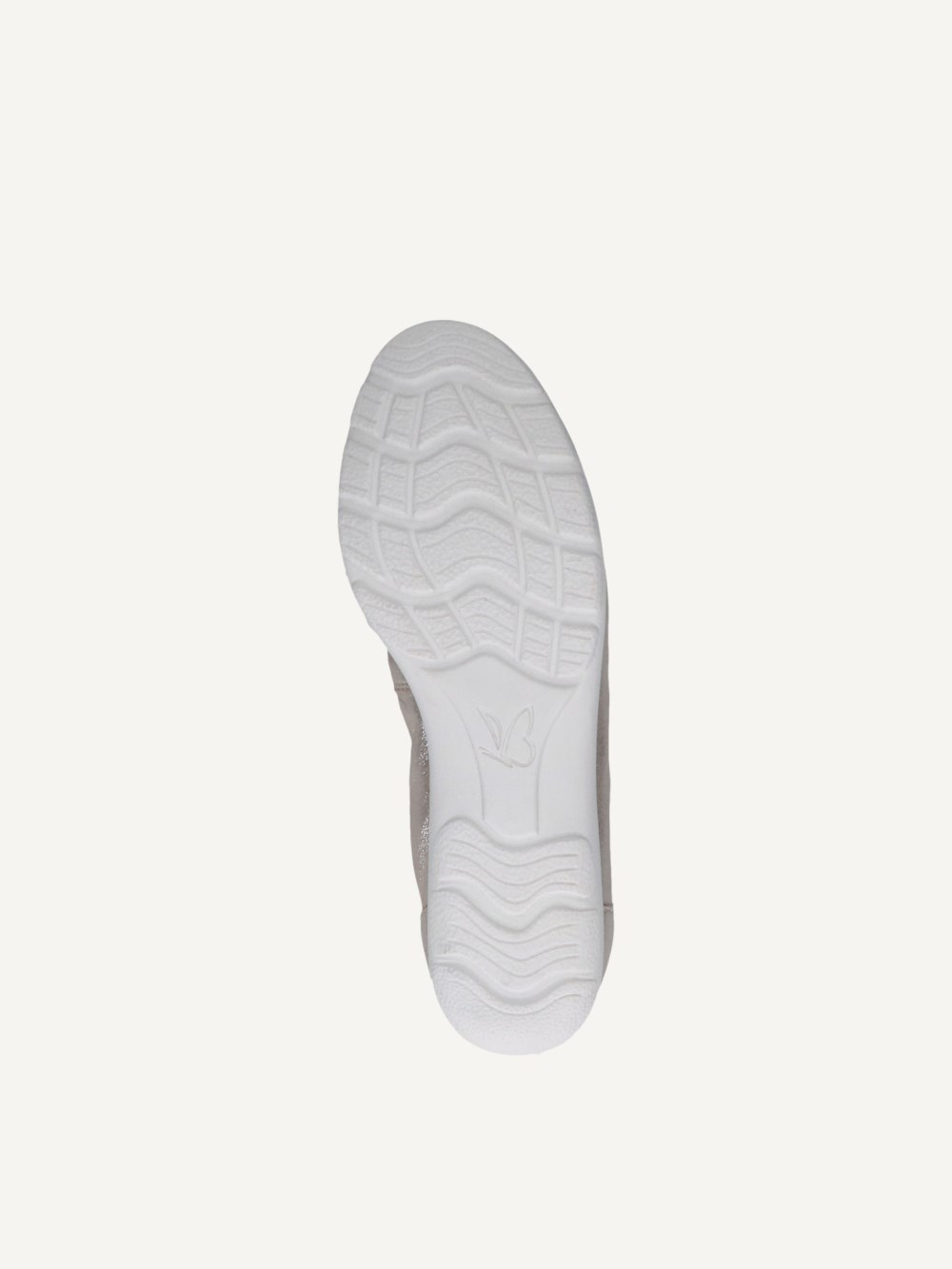 Caprice Ballerina - Taupe Metallic