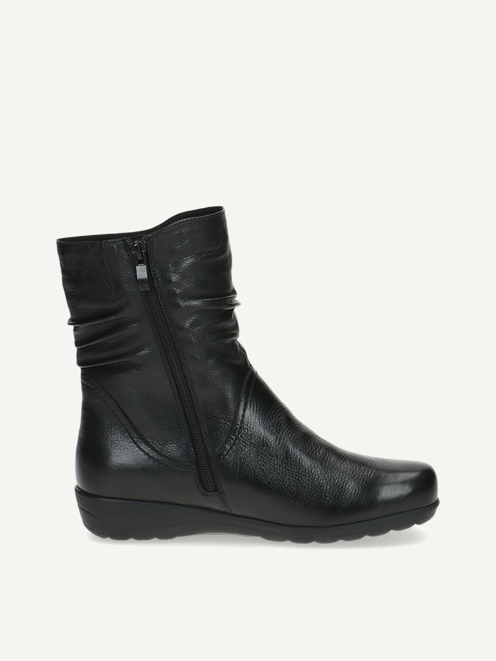 Caprice Stiefelette - Schwarzes Nappaleder