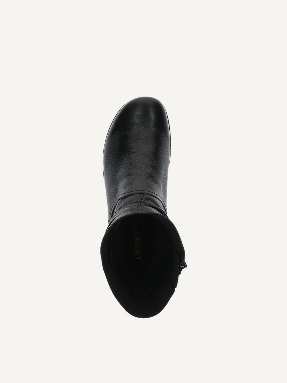 Caprice Stiefelette - Schwarzes Nappaleder