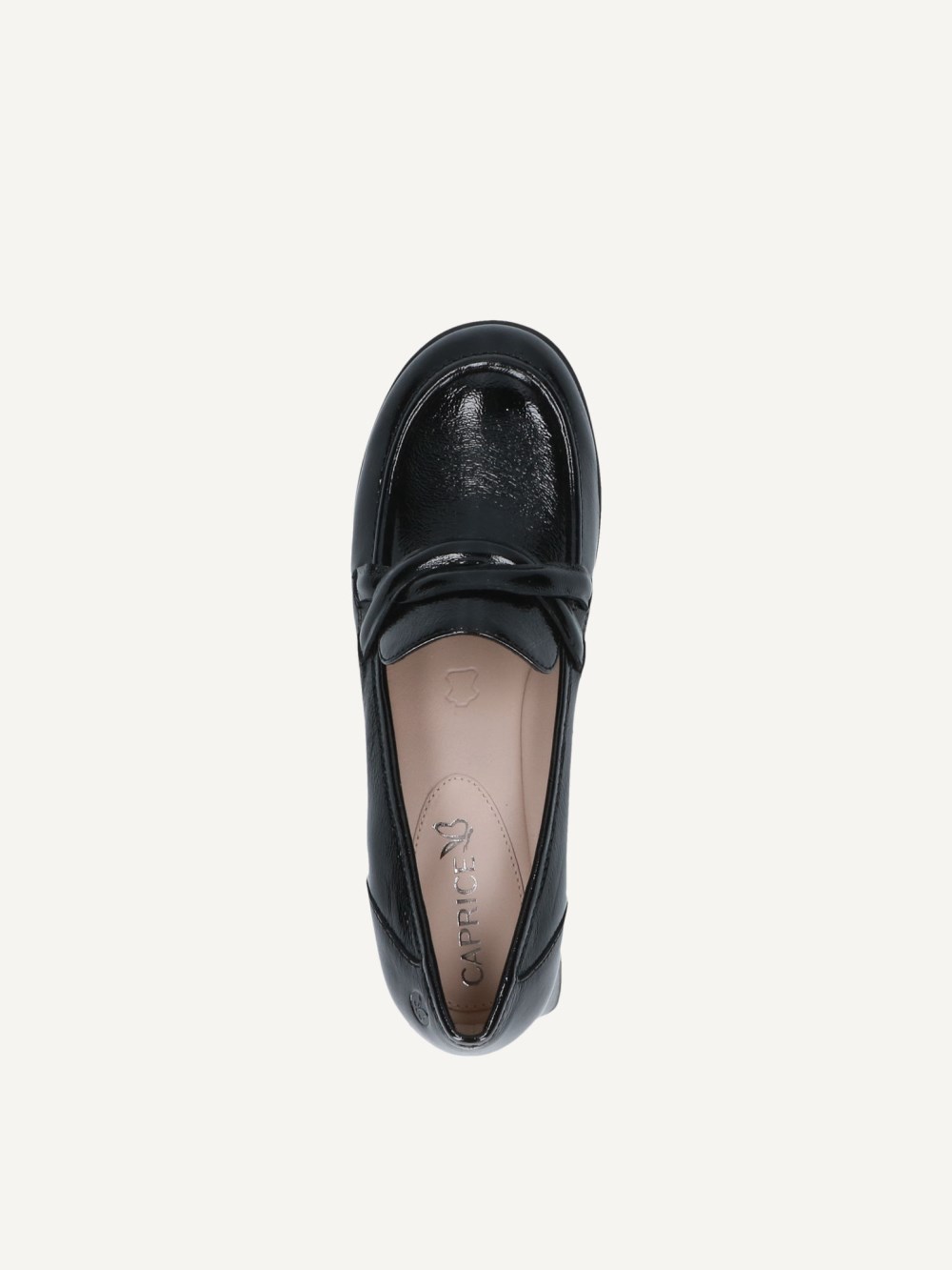 Caprice Trotteur - Schwarzes Nappa-Lederleder