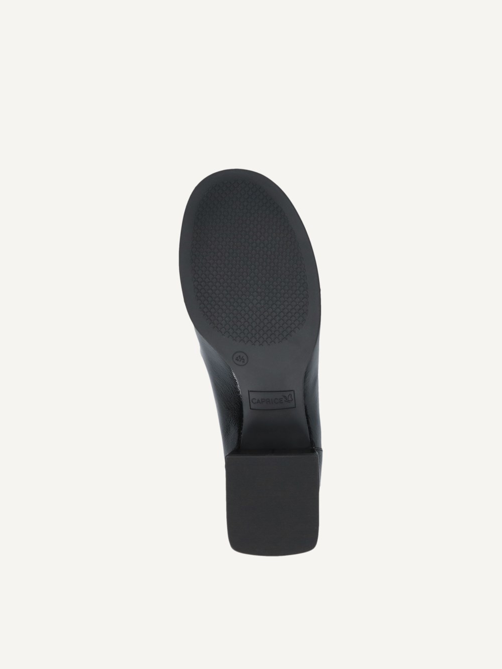 Caprice Trotteur - Schwarzes Nappa-Lederleder