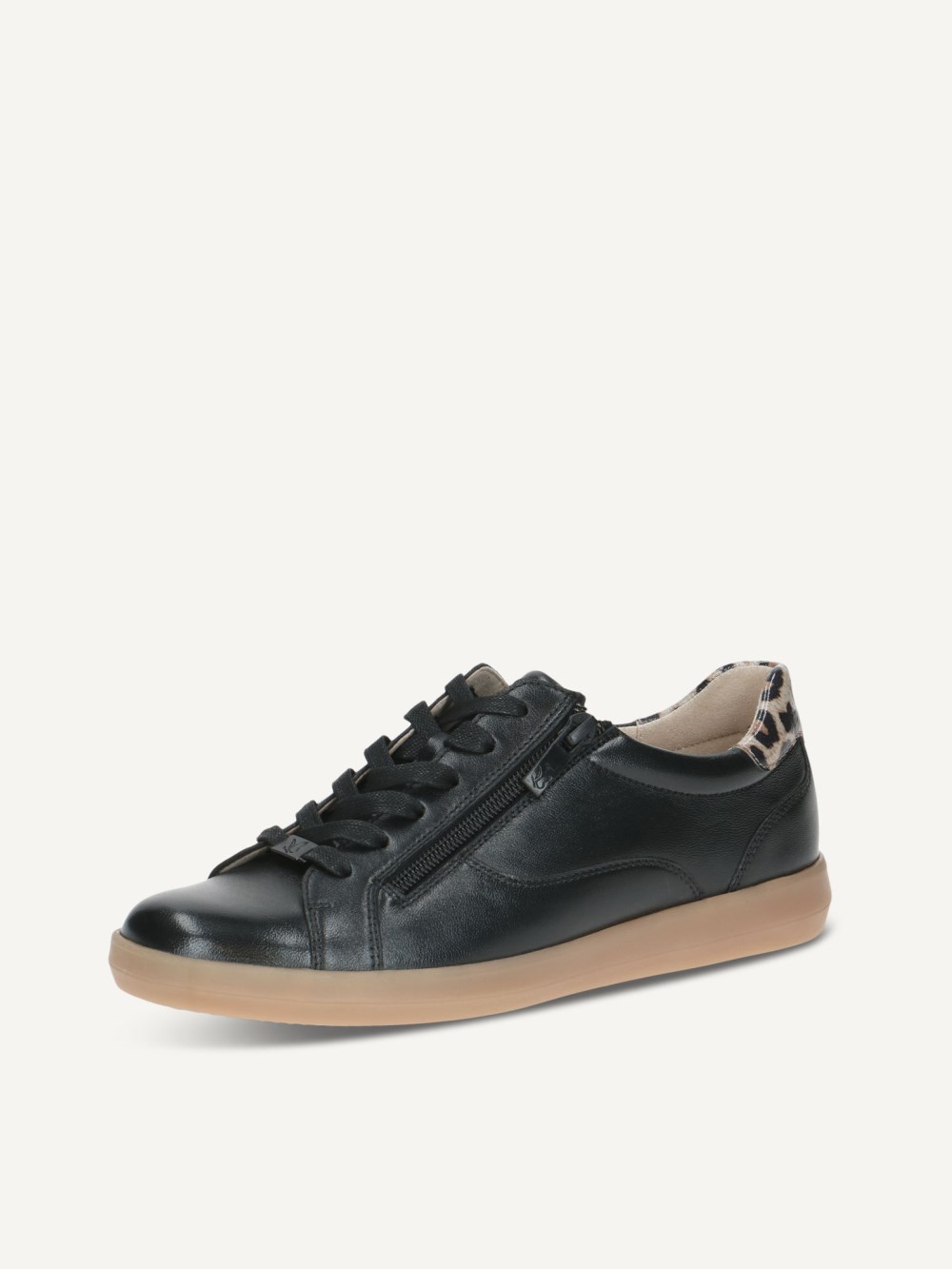 Caprice Sneaker - Schwarzes Nappaleder