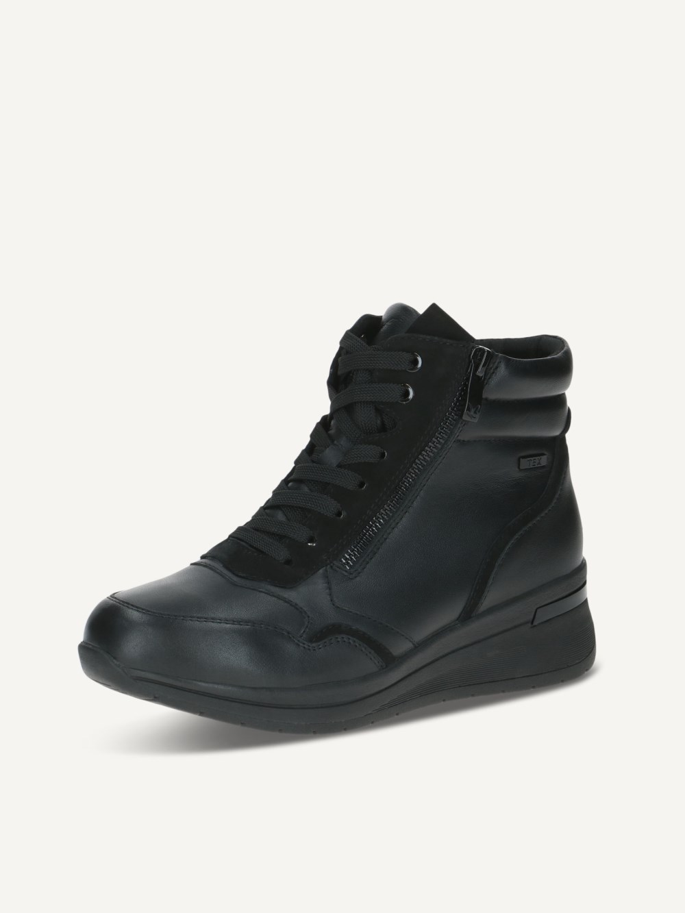 Caprice Stiefelette - Schwarzes Nappaleder