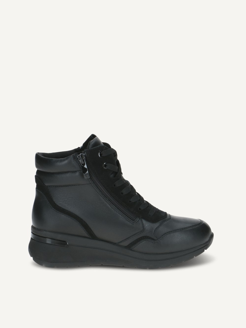 Caprice Stiefelette - Schwarzes Nappaleder