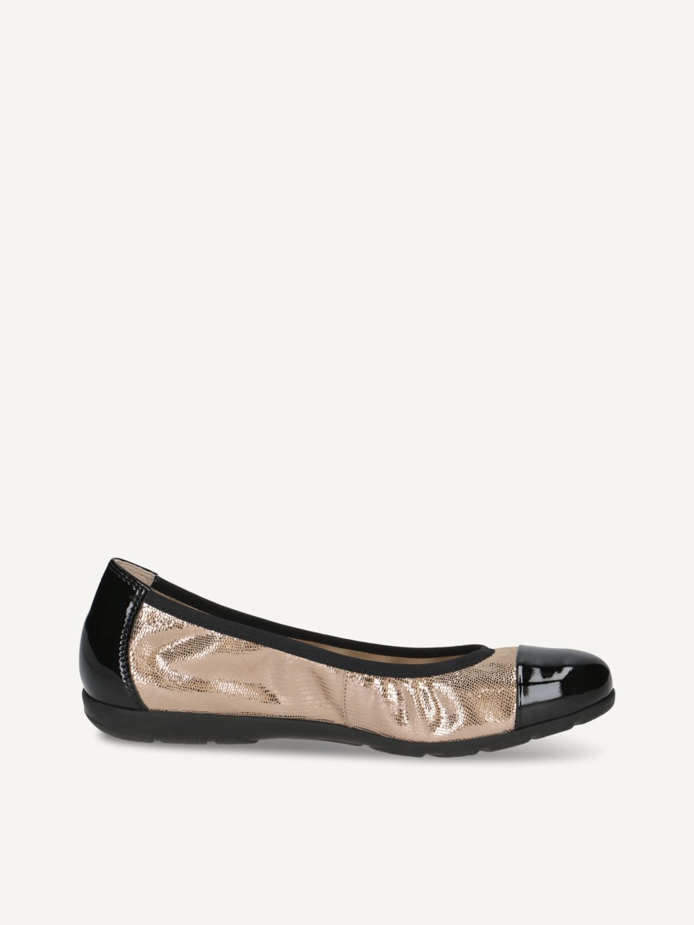 Caprice Ballerina - Taupe-Replika-Kamm