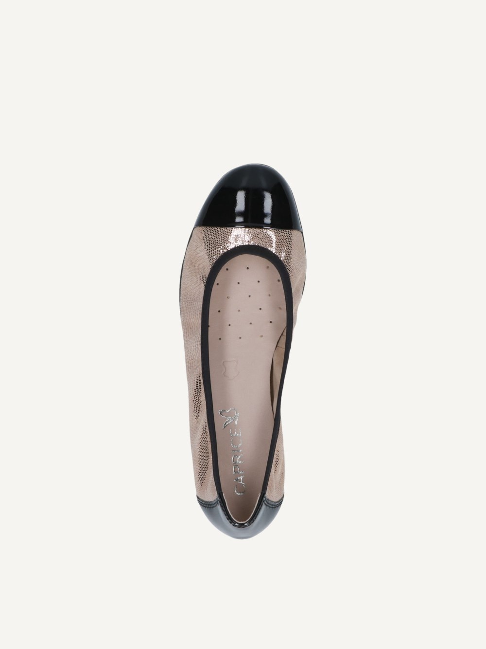 Caprice Ballerina - Taupe-Replika-Kamm