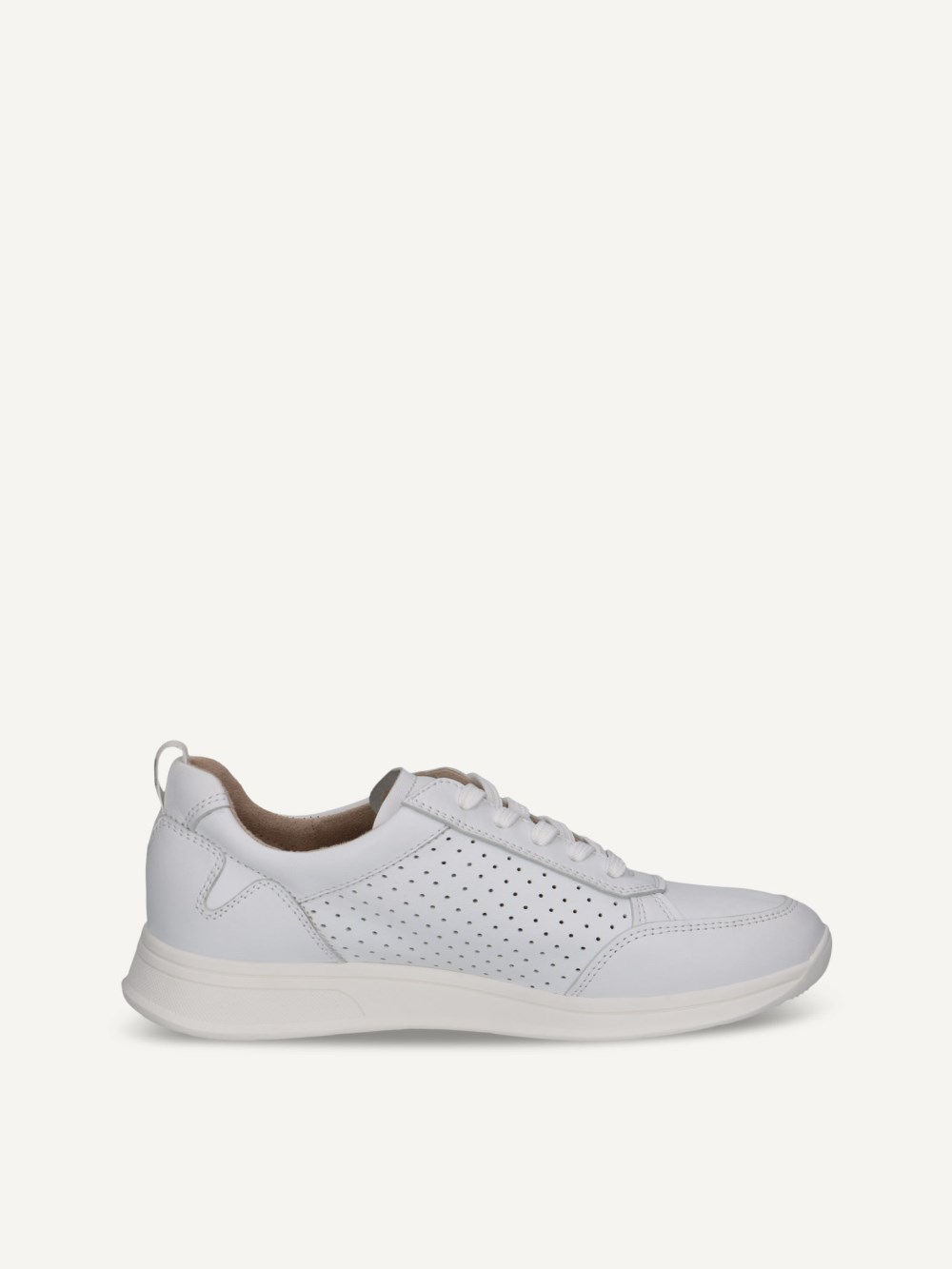 Caprice Sneaker - Weißes Nappaleder