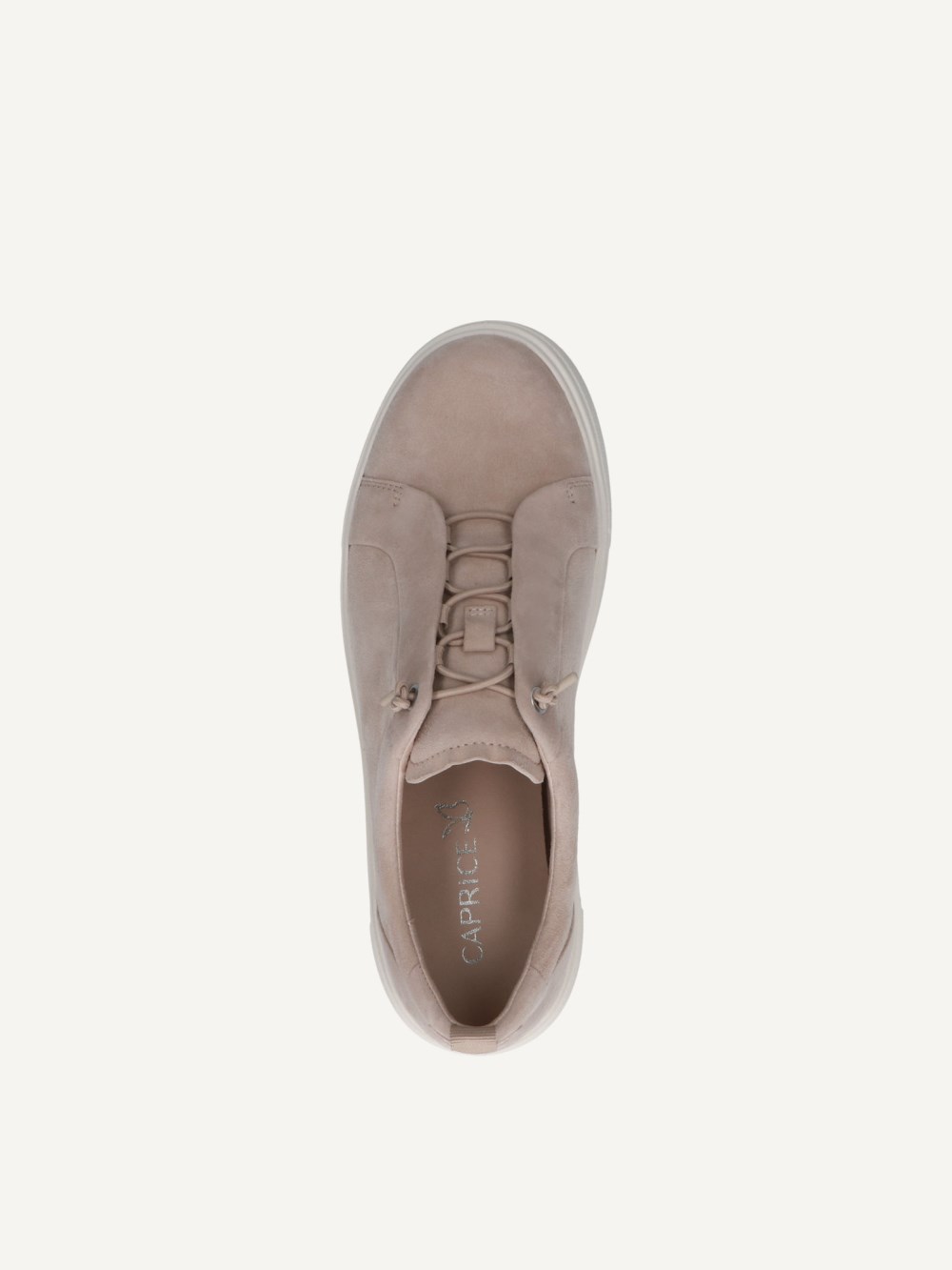 Caprice Sneaker - Sandfarbenes Wildleder