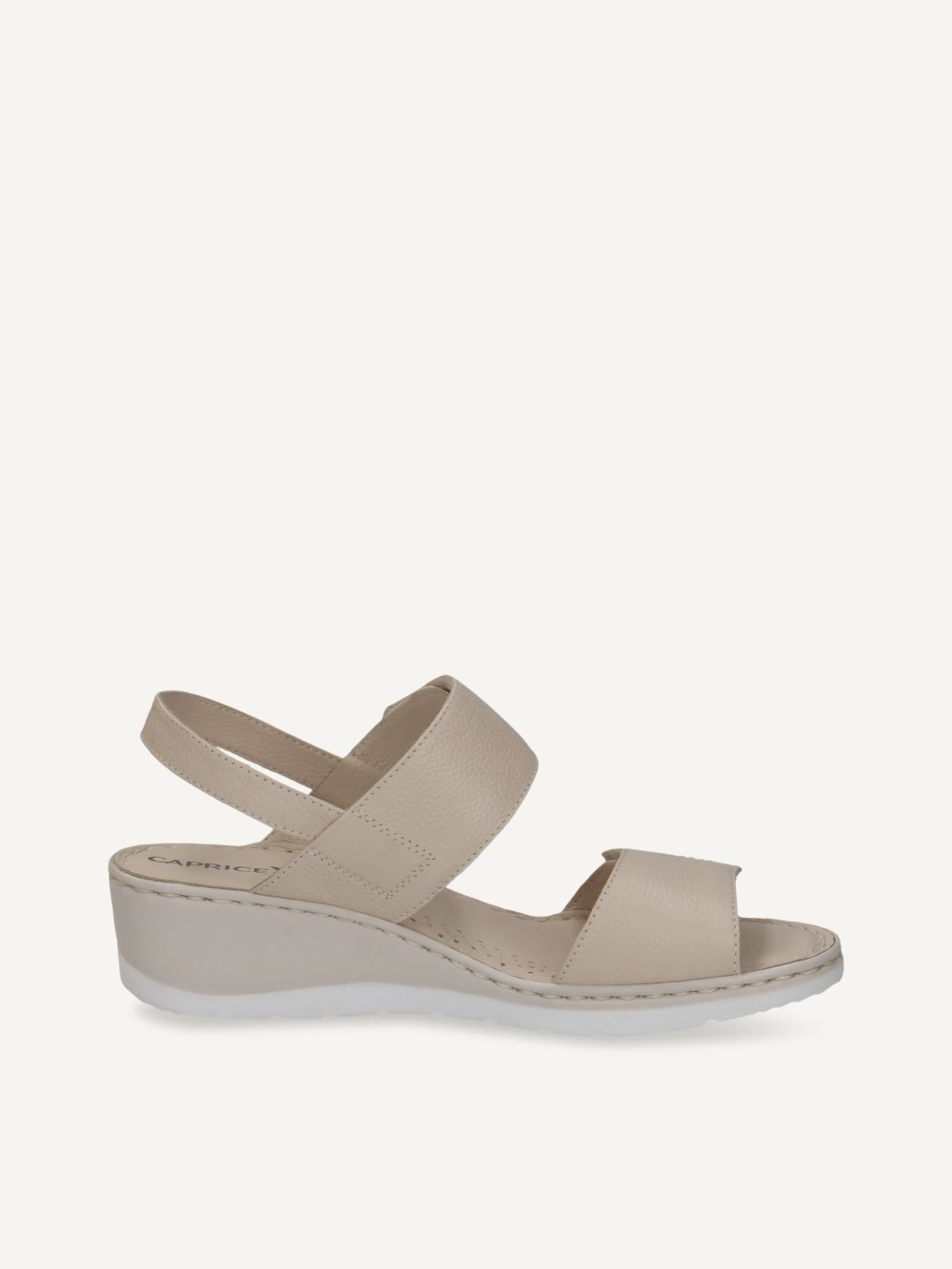 Caprice Sandalette - Perlmutt-Nappaleder