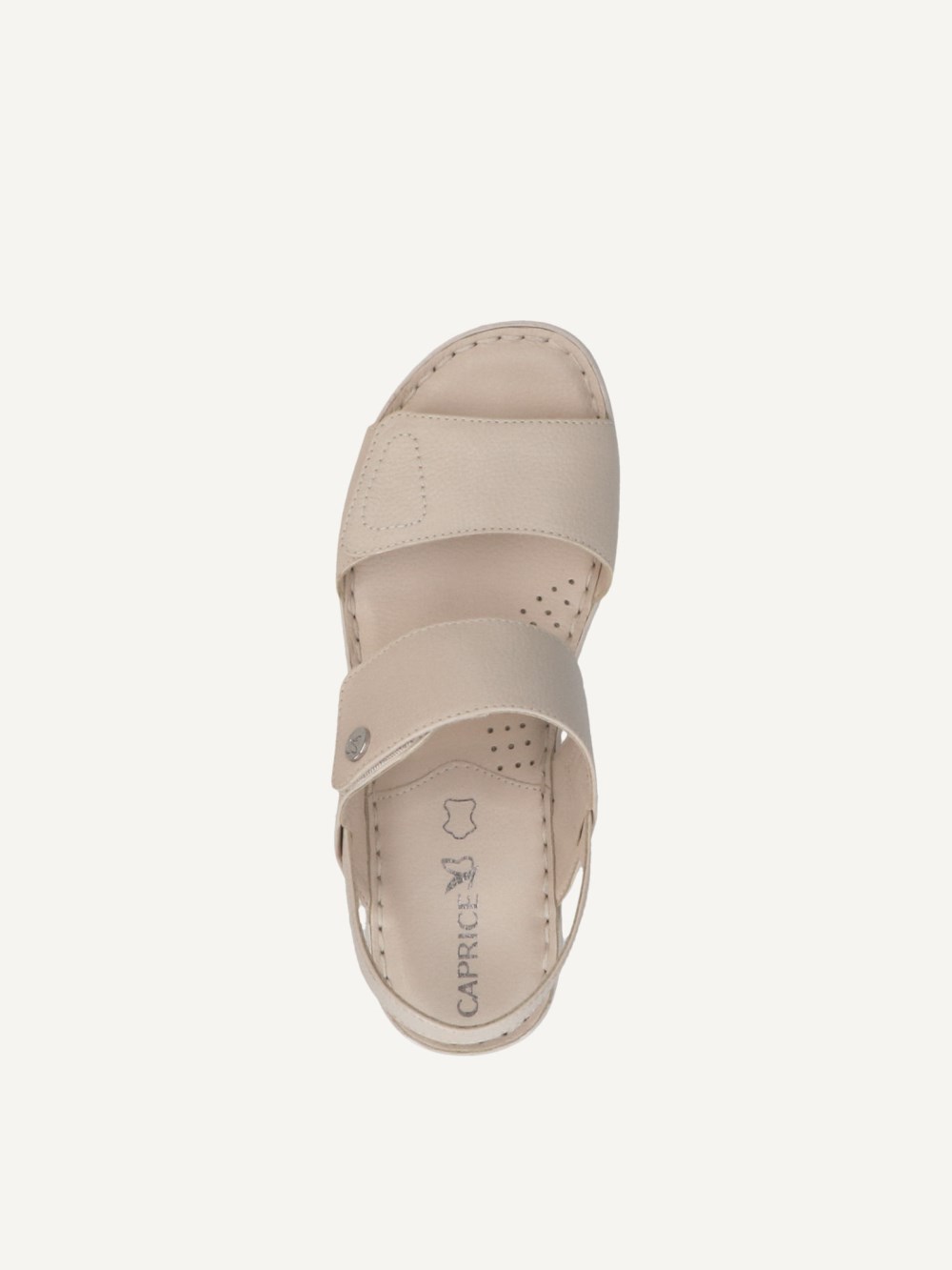 Caprice Sandalette - Perlmutt-Nappaleder