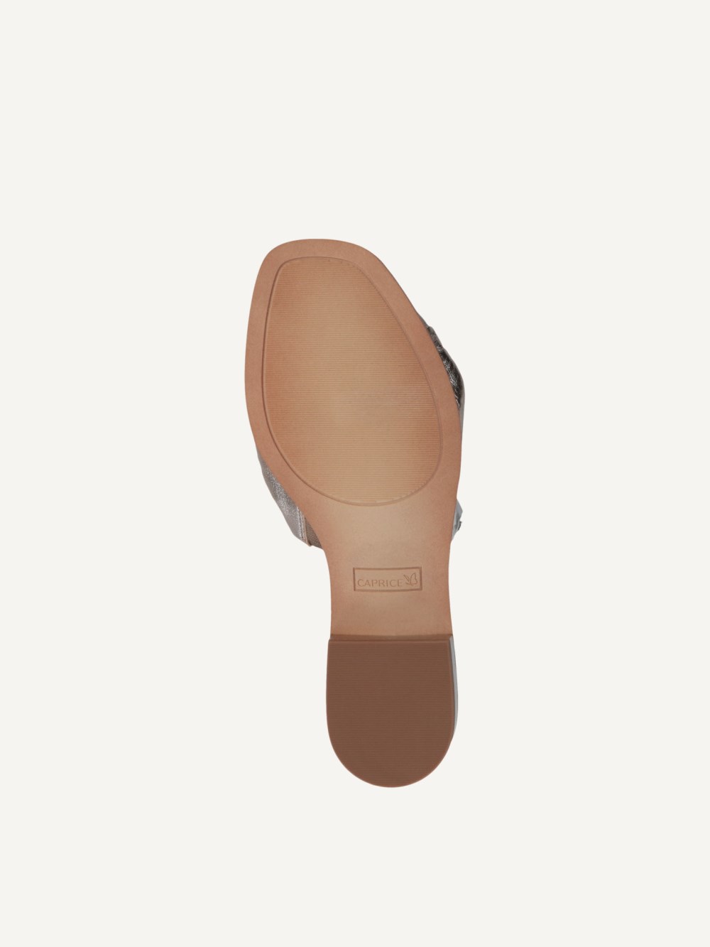 Caprice Pantolette - Taupe-Metallic