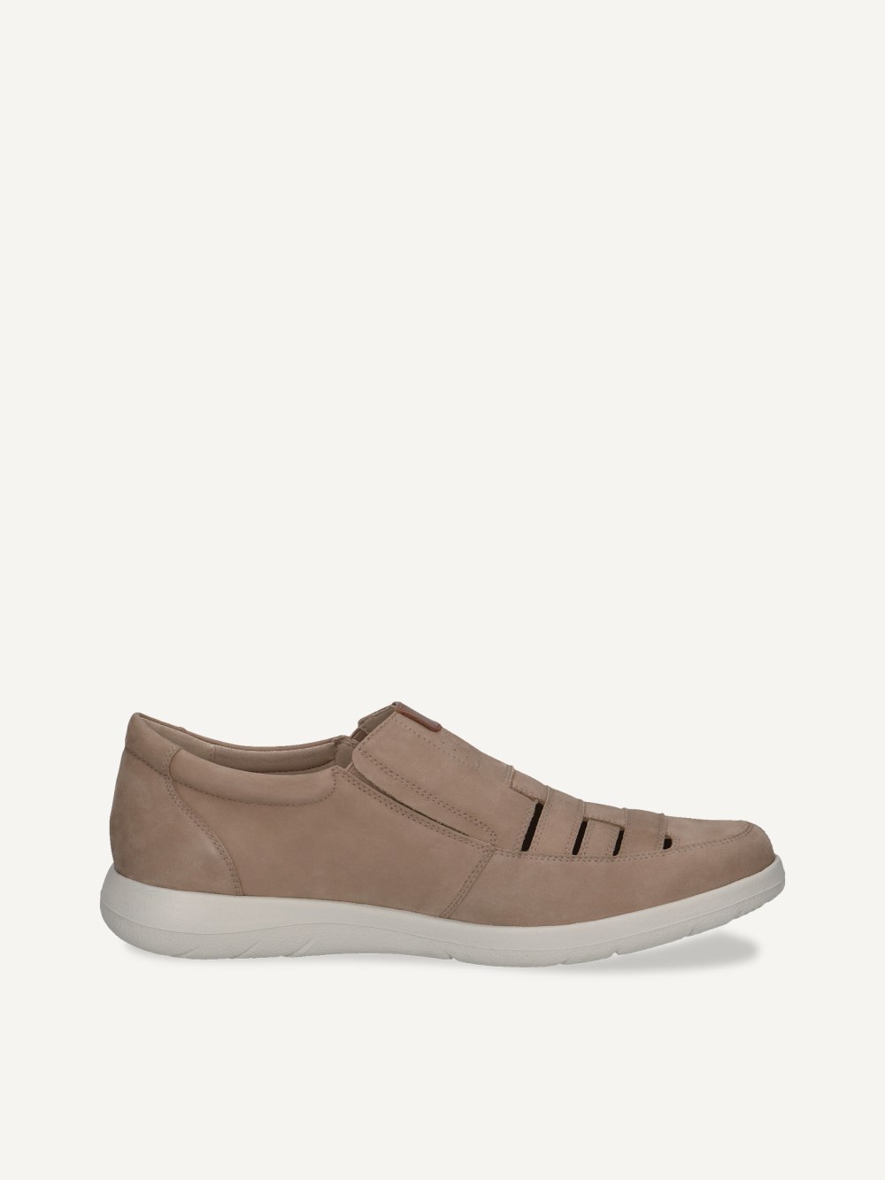 Caprice Slipper - Taupefarbenes Kammleder