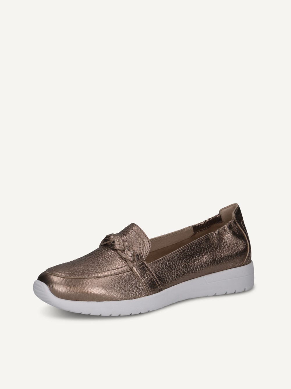 Caprice Slipper - Taupe Metallic-Deer