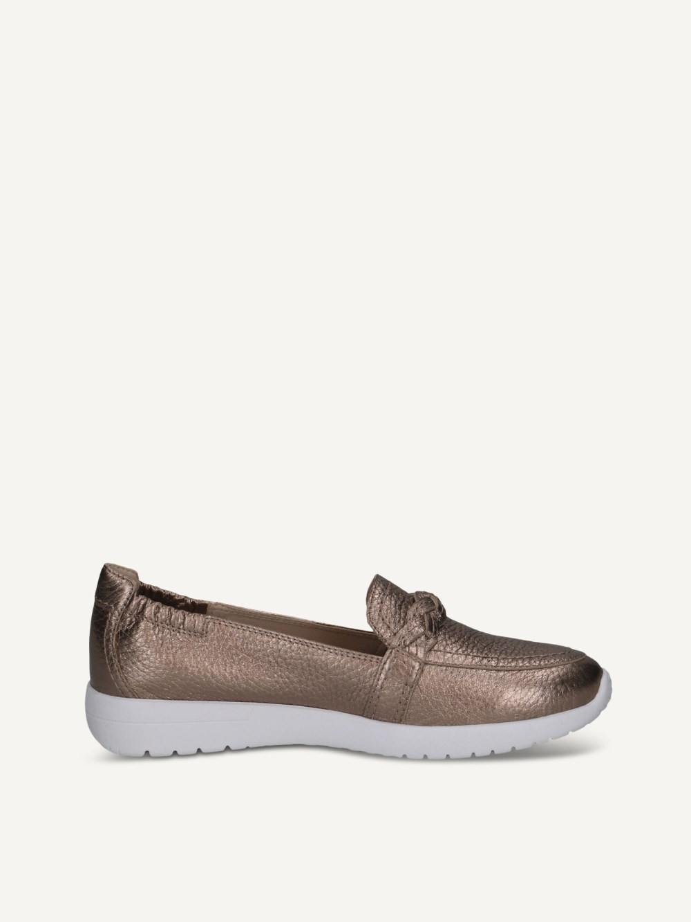 Caprice Slipper - Taupe Metallic-Deer