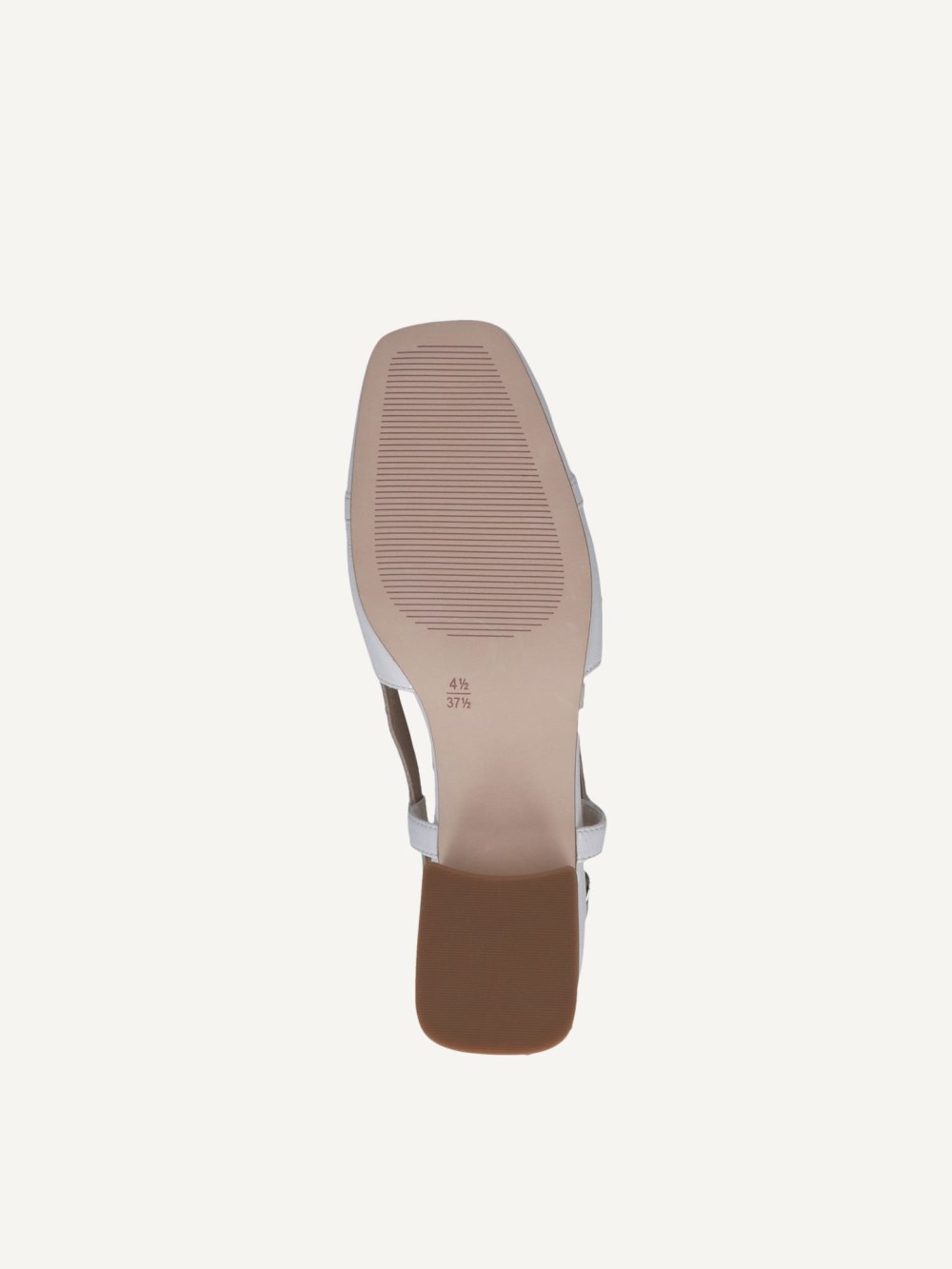 Caprice Slingpumps - Weißes Naplak