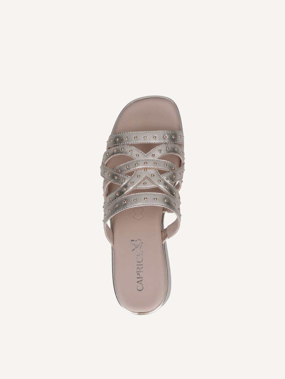 Caprice Pantolette - Hellgold-Metallic