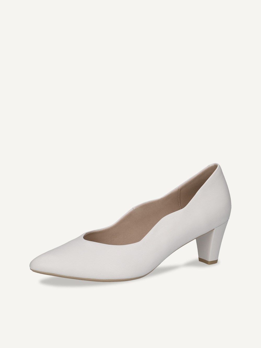 Caprice Pumps - Weißes Nappaleder