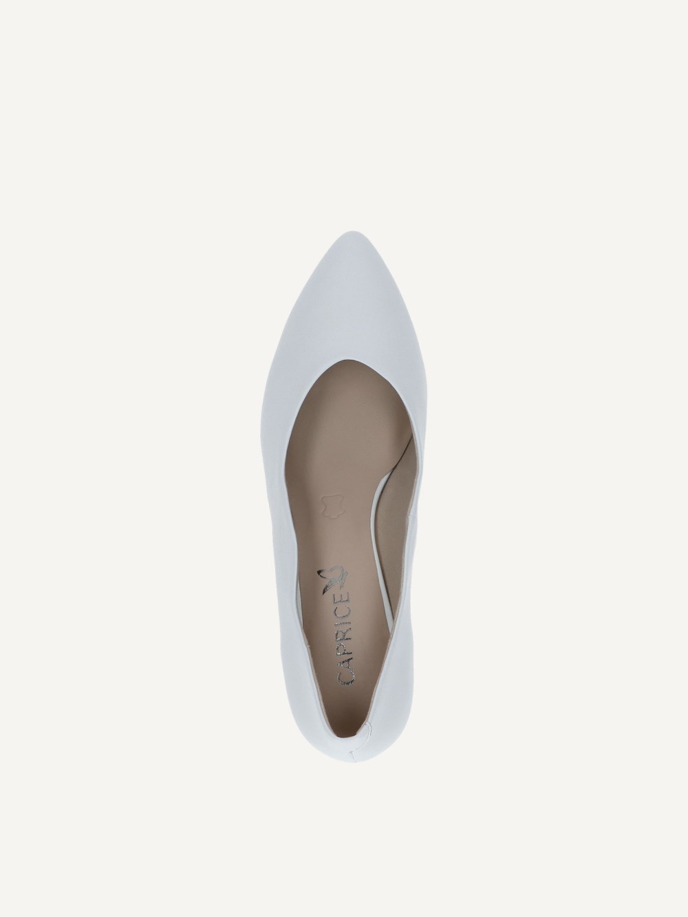 Caprice Pumps - Weißes Nappaleder