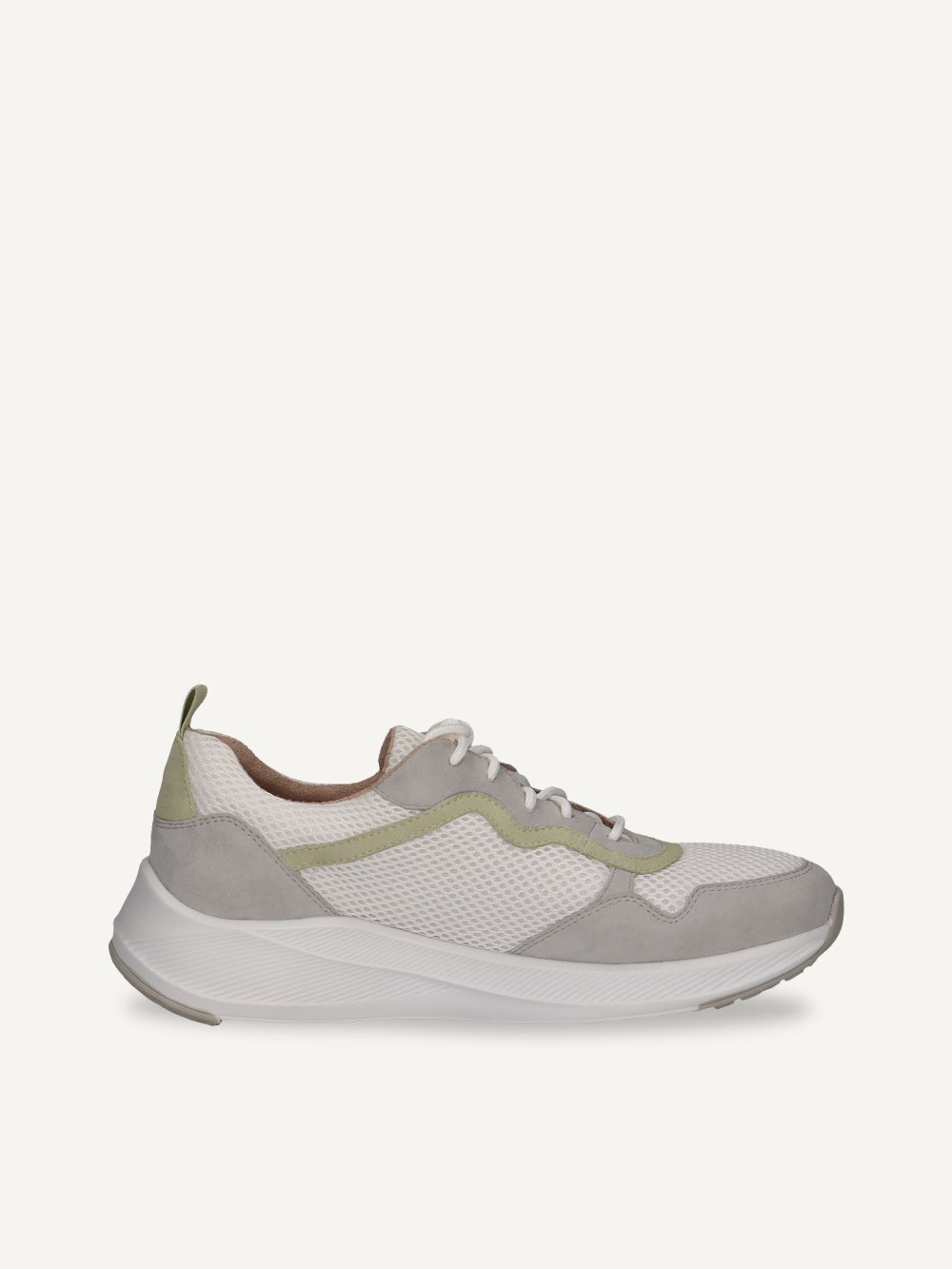 Caprice Sneaker - Weißes Kammleder